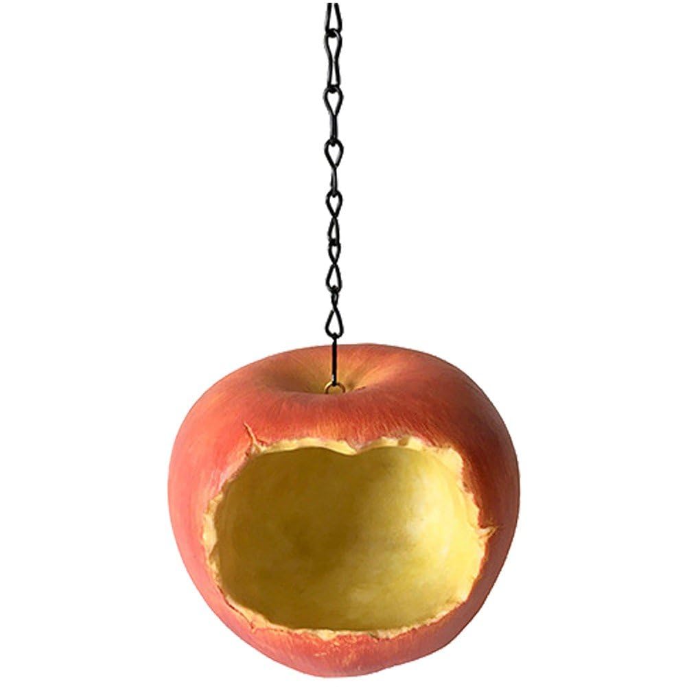 Amazon.co.jp: バードフィーダー 野鳥 餌台 かじられたリンゴ 面白い